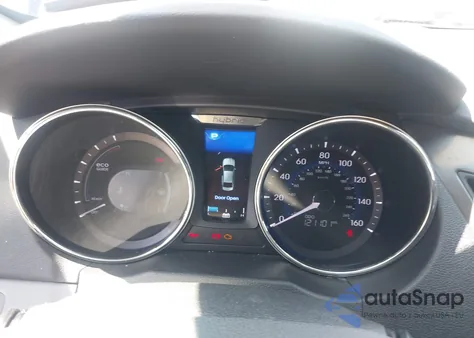 2014 Hyundai Sonata Hybrid z USA, uszkodzony, nr VIN KMHEC4A45EA114823